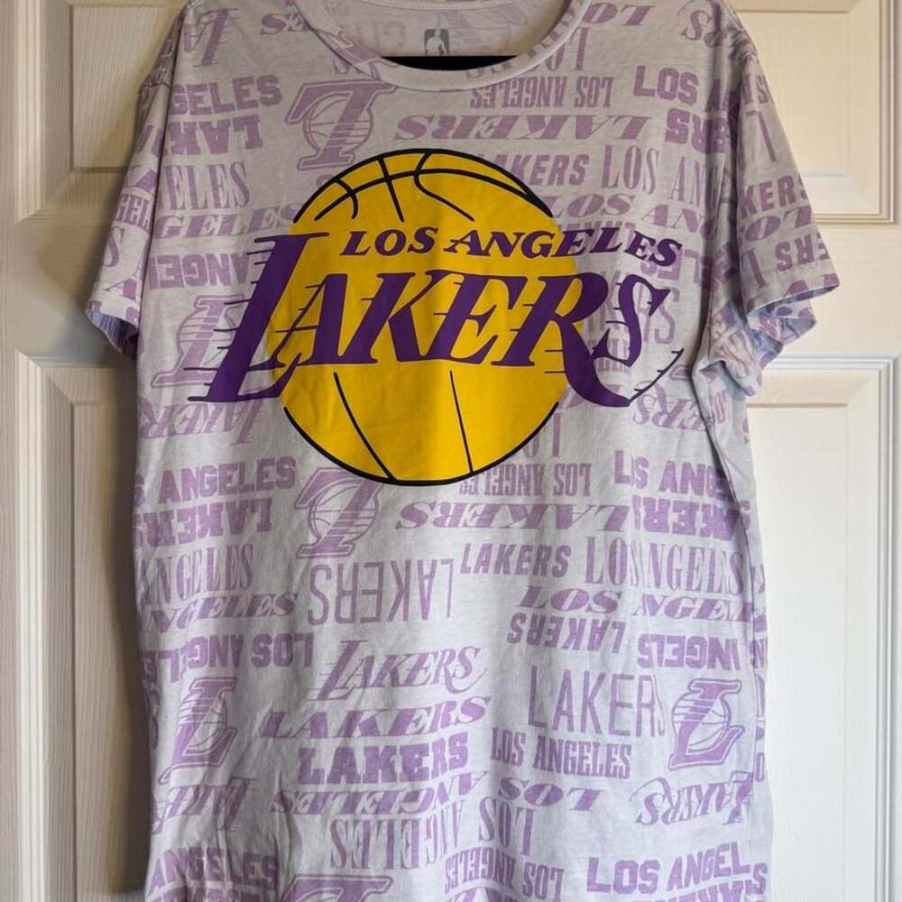 NBA Los Angeles Lakers All Over Print T-Shirt XL